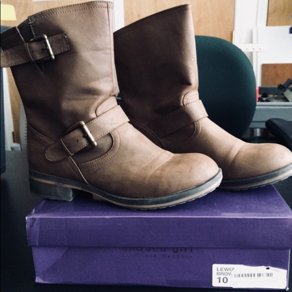 Madden Girl • Steve Madden Lewiz Brown Boot Paris